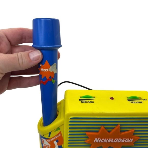 VINTAGE NICKELODEON TV STAR MICROPHONE BY NASTA RARE 1989 MTV NETWORKS - Picture 2 of 11